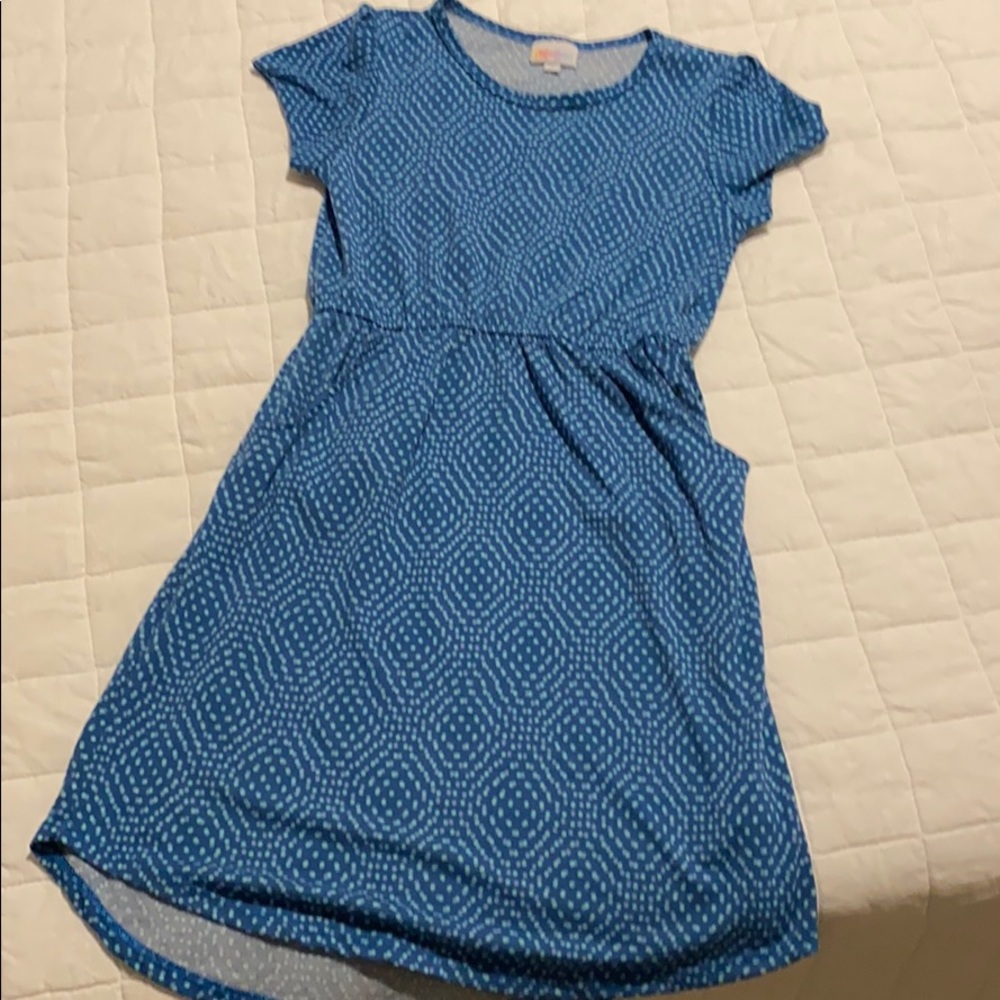 LuLaRoe Girls Dress with Pockets - size 12